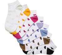 Urban Classics Chaussettes de sneakers en fil recyclé Heart 7-Pack Multicolor EUR 48