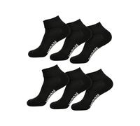 Urban Classics Chaussettes De Tennis Hautes - Lot De 6 Unisexe Chaussettes noir EU 35-38