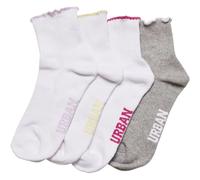 Urban Classics Chaussettes Girly Small Edge Half 4 Paires