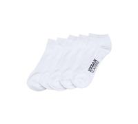 Urban Classics Logo No Show Socks 5-Pack Socquettes, Blanc (00220), 13/16 UK(Size of : 47-50) Homme