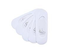 Urban Classics Chaussettes Respirantes de Sport pour Sneakers, Protège-Pieds, 5 Set, Blanc, taille 47-50