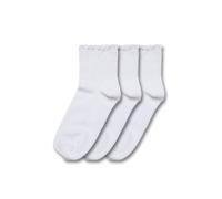 Urban Classics Chaussettes 'Ruffle' blanc, Taille 39-42