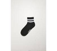 Urban Classics Chaussettes Sporty Half Cuff Logo Socks 5-Pack Black EUR 36