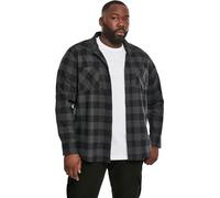 Urban Classics Checked Flanell Shirt Chemise de Loisirs Homme, blk/cha, 3XL