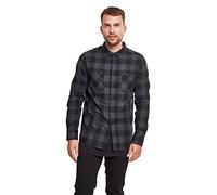 Urban Classics Checked Flanell Shirt Chemise, blk/cha, 4XL Homme
