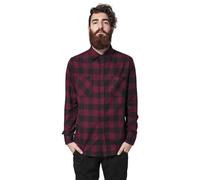 Urban Classics Checked Flanell Shirt Chemise, blk/cha, 5XL Homme
