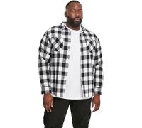 Urban Classics Checked Flanell Shirt Chemise de Loisirs Homme, blk/blanc, 5XL