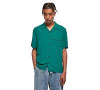 Urban Classics Viscose Camp Short Sleeve Shirt Vert M Homme
