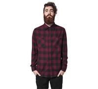 Urban Classics Chemise en flanelle à carreaux Homme Multicolore (Noir/Château) 3XL