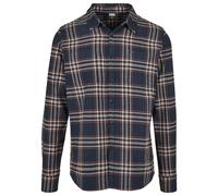 Urban Classics Chemise bleu marine / rouge rouille / blanc, Taille M