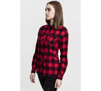 Urban Classics - Chemise en flanelle Ed manches longues - Noir - Taille S Femme