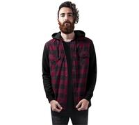 Urban Classics Chemise merlot / noir Taille XL