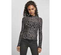 Urban Classics Chemise à Manches Longues Turtleneck Top Aop Mesh