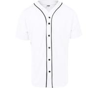 Urban Classics T-shirt baseball en mesh Homme Multicolore (Wht/Blk 224) XXL EU