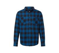 Urban Classics Checked Flanell Shirt Chemise de Loisirs Homme, bleu/noir, M