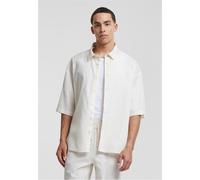 Urban Classics Boxy Cotton Linen Short Sleeve Shirt Blanc M Homme