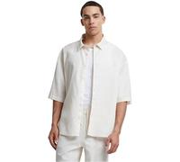 Urban Classics Chemise Boxy Cotton Linen pour Homme, Couleur Sable Blanc, Taille S, Sable Blanc, S