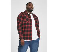 Urban Classics Chemise Checked Flanell Shirt 6 Black/Red M