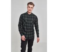 Urban Classics Chemise vert foncé / noir Taille XXXL