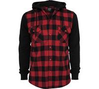 Urban Classics - Chemise de bûcheron en flanelle à capuche