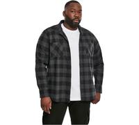 Urban Classics Checked Flanell Shirt Chemise, blk/cha, 4XL Homme