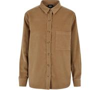 Urban Classics Corduroy Oversized Long Sleeve Shirt Marron 5XL Femme