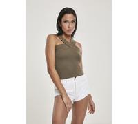 Urban Classics Chemise femme Ladies Cross Top Black XL