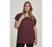 Urban Classics Chemise femme Ladies Extended Shoulder Tee Redwine M