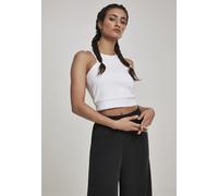 Urban Classics Ladies Squared Short Top Débardeur de Sport, Blanc (White 00220), X-Small Femme