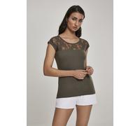 Urban Classics Chemise femme Ladies Top Laces Tee Black XL