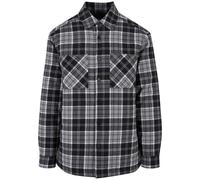 Urban Classics Chemise gris / noir / blanc, Taille XL