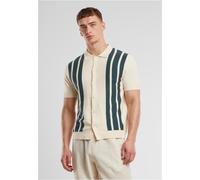Urban Classics Knit Retro Short Sleeve Shirt Beige 5XL Homme