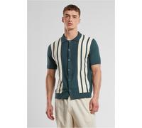 Urban Classics Knit Retro Short Sleeve Shirt Vert M Homme