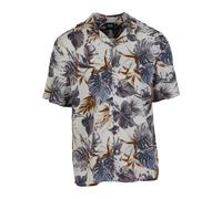 Urban Classics Viscose Aop Resort Short Sleeve Shirt Blanc 5XL Homme