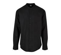 Urban Classics Stand Up Collar Long Sleeve Shirt Noir XL Homme