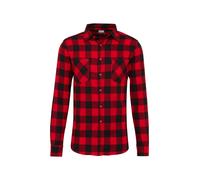 Urban Classics Chemise rouge / rouge foncé / noir, Taille S