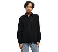 Urban Classics Ladies Oversized Twill Shirt Chemise, Black, XL Femme