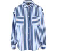 Urban Classics Chemisier azur / blanc, Taille L