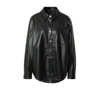 Urban Classics S Faux Leather Over Shirt Noir S Femme