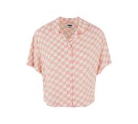 Urban Classics Viscose Resort Short Sleeve Shirt Rose 2XL Femme
