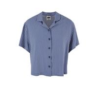 Urban Classics Chemisier Resort en viscose, rayures bleues vintage, S EU