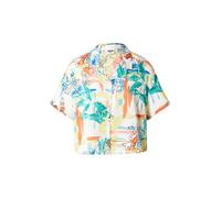 Urban Classics Chemisier 'Resort' jaune clair / jade / orange / blanc, Taille 5XL