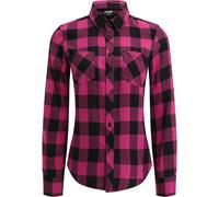 Urban Classics Turnup Checked Flanell Long Sleeve Shirt Rose L Femme