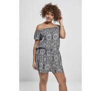 Urban Classics Combinaison femme Ladies AOP Off Shoulder Short Jumpsuit TB3433 4XL