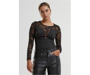Urban Classics Corps femme col rond en dentelle TB7089 XS