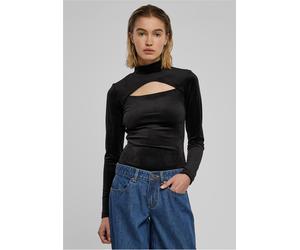 Urban Classics Corps Femmes Velvet Cut-Out Turtleneck XS