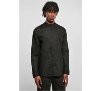 Urban Classics Coton Lin Support Haut Col Chemise Décontractée Bouton Lin