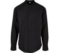 Urban Classics - Cotton Linen Stand Up Collar Shirt