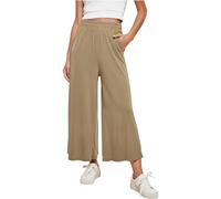 Urban Classics Culotte décontractée en Modal pour Femme - Longueur 3/4 - avec Taille élastique - Disponible en différentes Couleurs - Tailles XS à 5XL, Kaki, XS