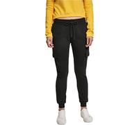 Urban Classics Dam Cargo Sweat Pants Pantalon De Sport, Noir (Black 00007), S Femme